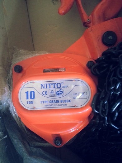 Cung cấp palang xích Nitto 5 tấn giá tốt nhất thị trường toàn miền Bắc